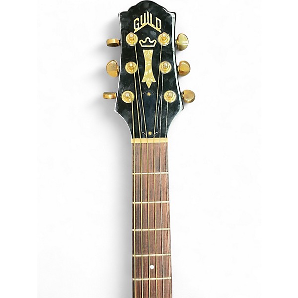 Used Guild dce3 Orange Acoustic Electric Guitar