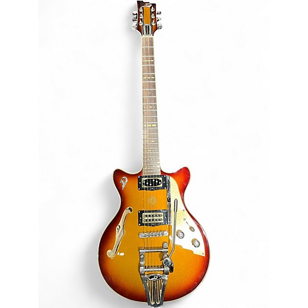 Used Duesenberg ALLIANCE SERIES JOE WALSH GOLD BURST Hollow Body Electric Guitar