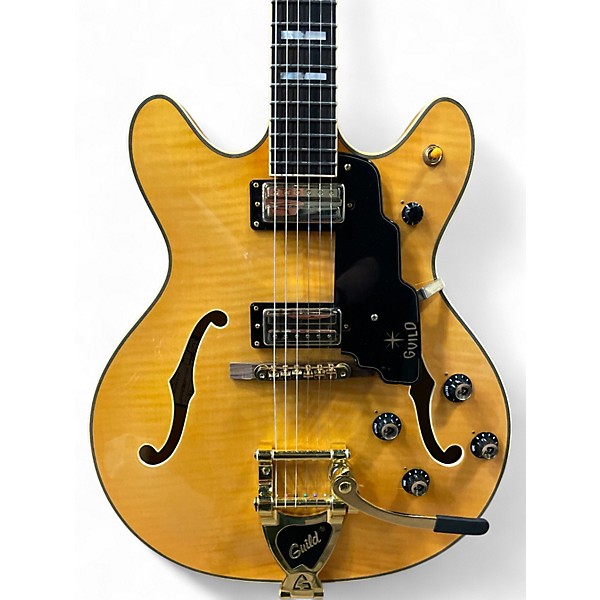 Used Guild sf-vi Natural Hollow Body Electric Guitar