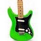 Used 2021 Fender LEAD II Neon Green Solid Body Electric Guitar