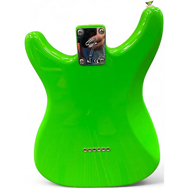 Used 2021 Fender LEAD II Neon Green Solid Body Electric Guitar