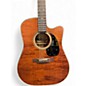 Used Takamine EF340SCGN Natural Acoustic Electric Guitar