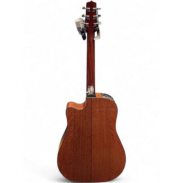 Used Takamine EF340SCGN Natural Acoustic Electric Guitar
