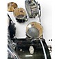Used Aquarian 6 Piece Vision SST Ply Shell Black Drum Kit
