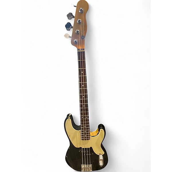 Used Fender Player Precision Bass Black Electric Bass Guitar