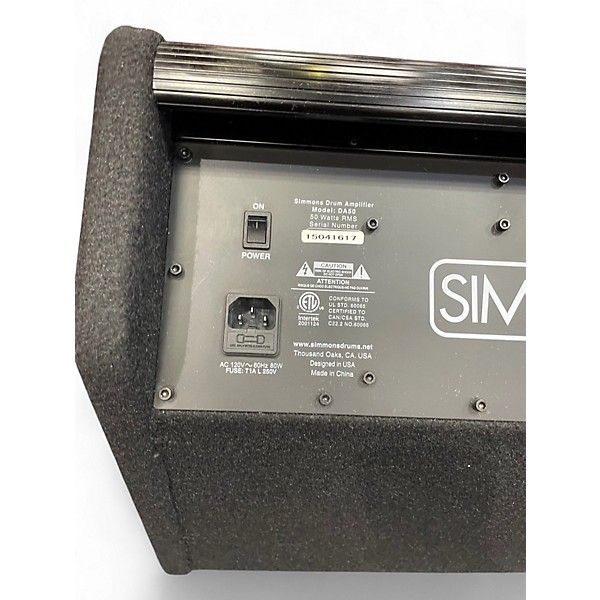 Used Simmons DA50 50W Drum Amplifier