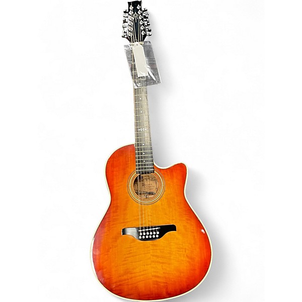 Used Alvarez DY8712VS Sunburst 12 String Acoustic Electric Guitar