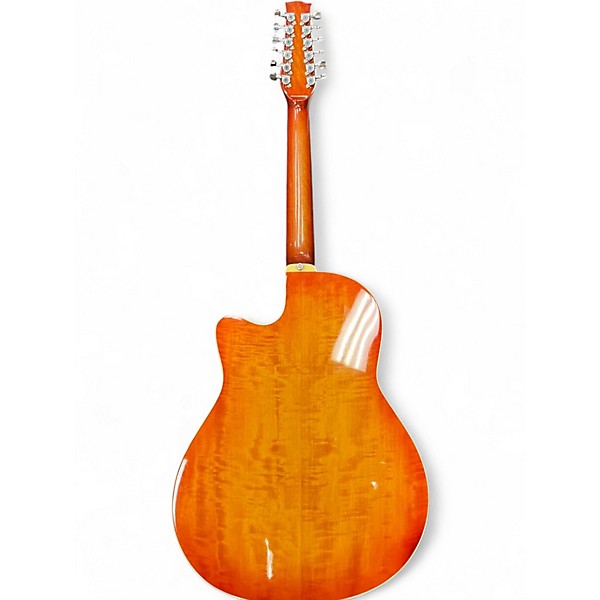 Used Alvarez DY8712VS Sunburst 12 String Acoustic Electric Guitar