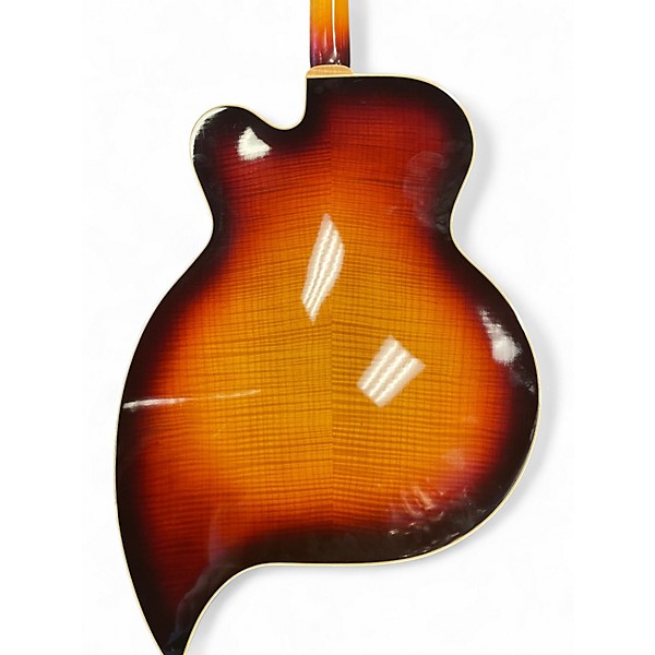 Used D'Aquisto TEARDROP Sunburst Hollow Body Electric Guitar