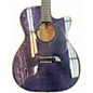 Vintage 1990s Alvarez yairi WY-1prp Purple Acoustic Electric Guitar