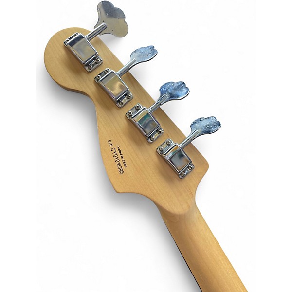 Used Squier Precision Bass Black Electric Bass Guitar