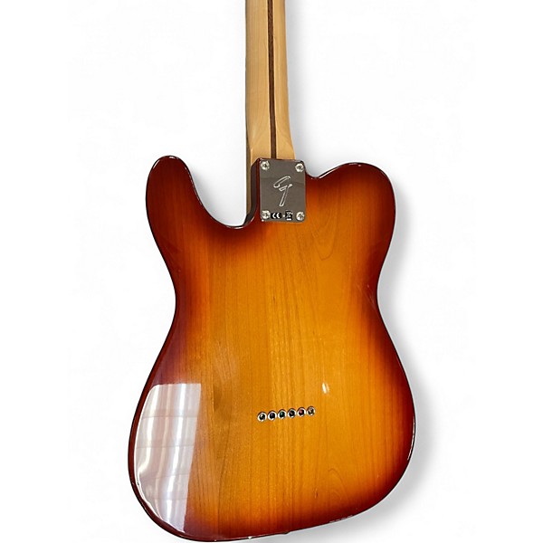 Used 2020s Fender Player Plus Telecaster Plus Top 2 Tone Sunburst Solid Body Electric Guitar