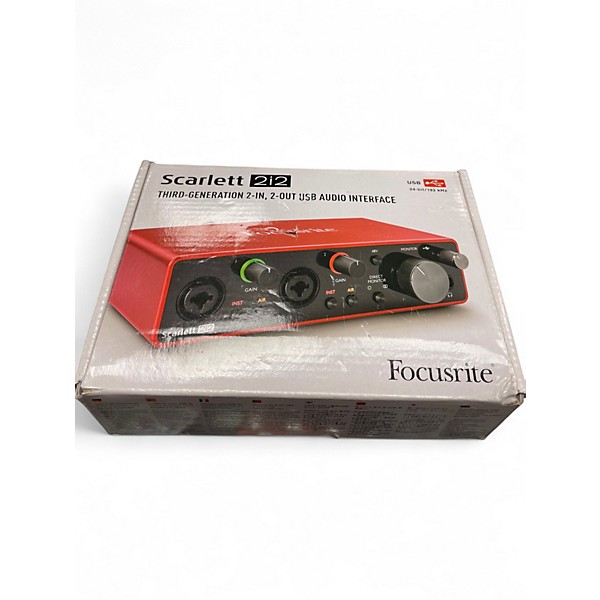 Used Focusrite Scarlett 2i2 Gen 3 Audio Interface