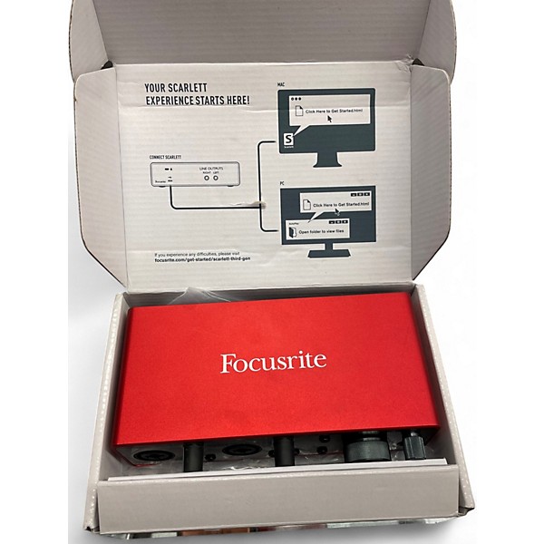 Used Focusrite Scarlett 2i2 Gen 3 Audio Interface