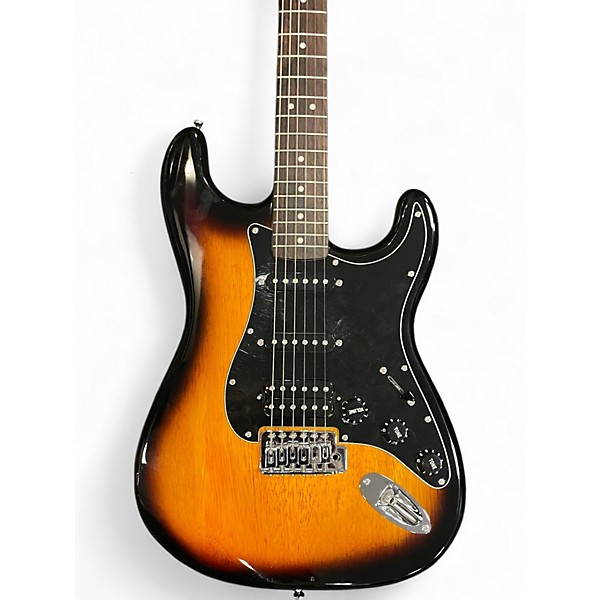 Used Squier Affinity Stratocaster 2 Color Sunburst Solid Body Electric Guitar