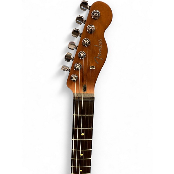 Used Fender STANDARD ACOUSTASONIC TELECASTER Tobacco Sunburst Hollow Body Electric Guitar