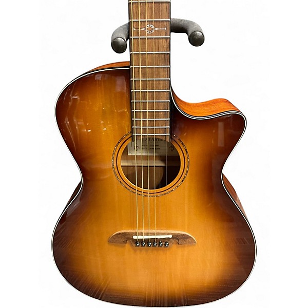 Used Alvarez AG60CE Grand Auditorium Sunburst Acoustic Electric Guitar