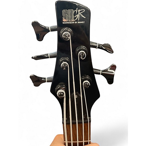 Used 2000 Ibanez SR885 Black Electric Bass Guitar