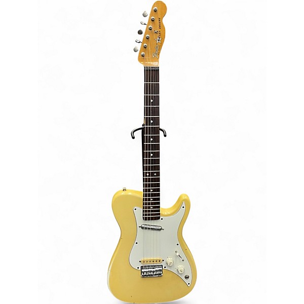 Vintage 1980s Fender Bullet Deluxe White Solid Body Electric Guitar
