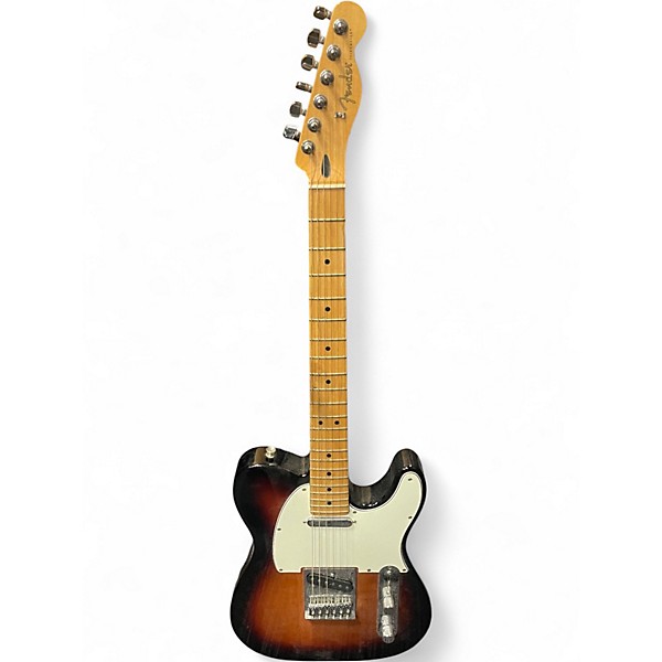 Used Fender Player Telecaster 3 Color Sunburst Solid Body Electric Guitar
