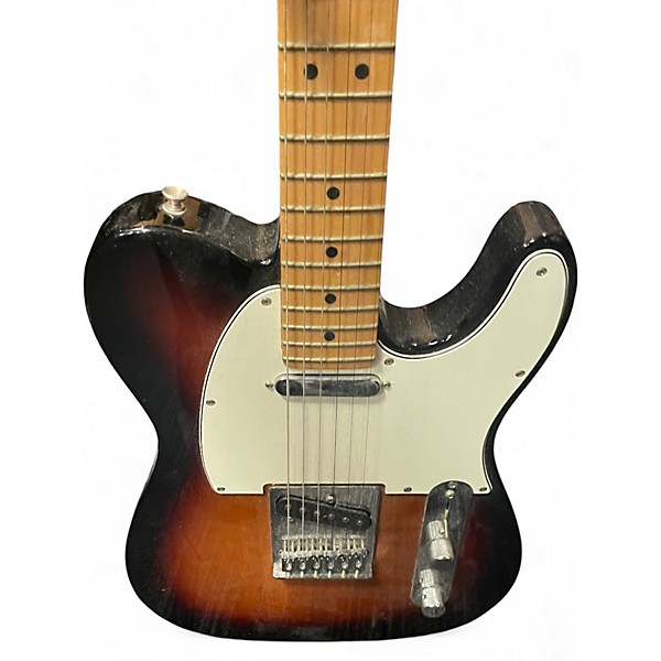 Used Fender Player Telecaster 3 Color Sunburst Solid Body Electric Guitar
