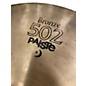 Used Paiste 18in BRONZE 502 CRASH RIDE Cymbal
