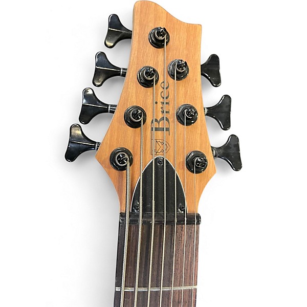 Used Brice Defiant 737 Natural Electric Bass Guitar