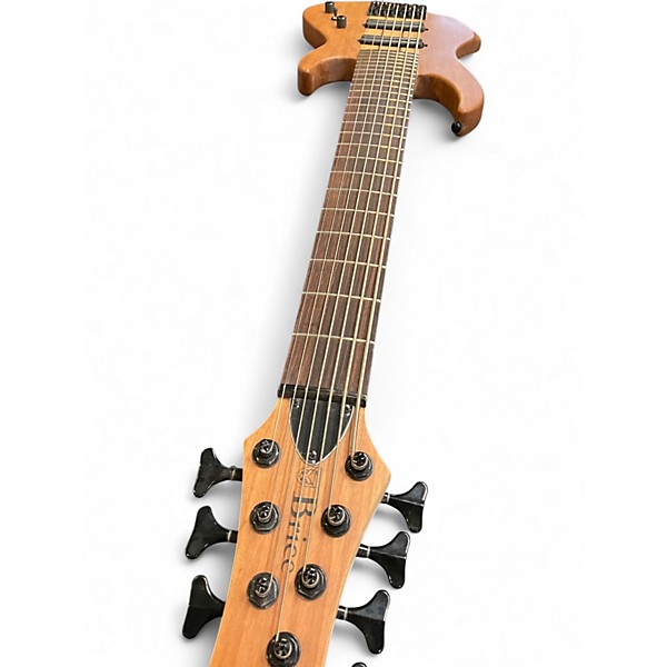 Used Brice Defiant 737 Natural Electric Bass Guitar