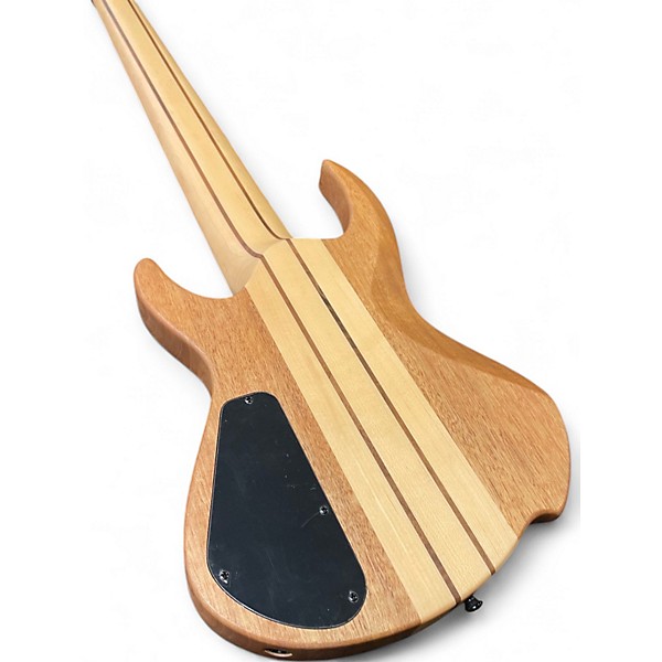 Used Brice Defiant 737 Natural Electric Bass Guitar