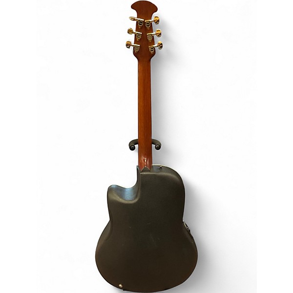 Used Ovation CC24 Celebrity Red Acoustic Electric Guitar