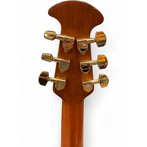 Used Ovation CC24 Celebrity Red Acoustic Electric Guitar