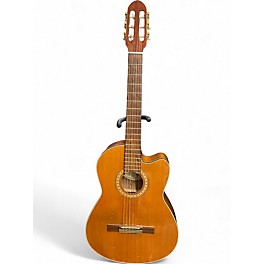 Used Vantage VSC-20E Antique Natural Classical Acoustic Electric Guitar