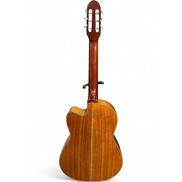 Used Vantage VSC-20E Antique Natural Classical Acoustic Electric Guitar