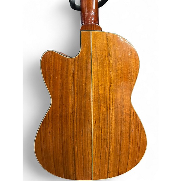 Used Vantage VSC-20E Antique Natural Classical Acoustic Electric Guitar