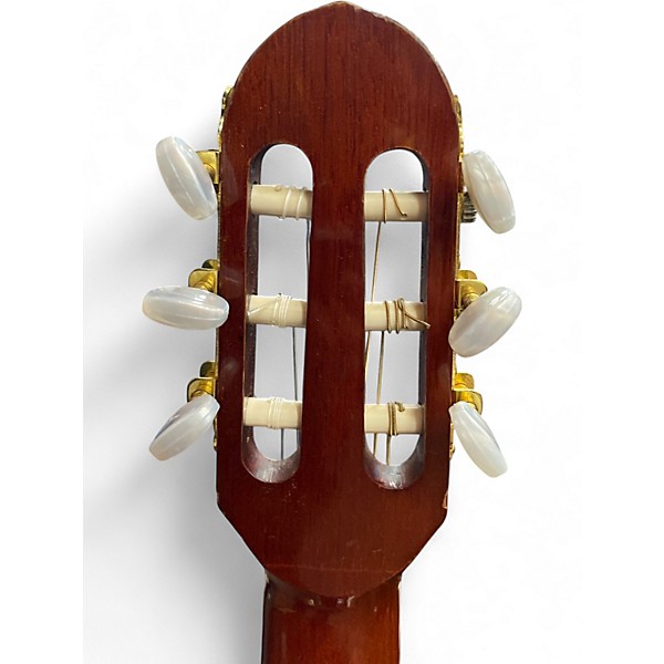 Used Vantage VSC-20E Antique Natural Classical Acoustic Electric Guitar