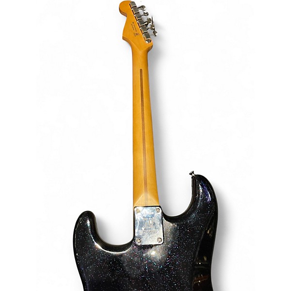 Used Fender 70th Anniversary Player Stratocaster Nebula Noir Solid Body Electric Guitar
