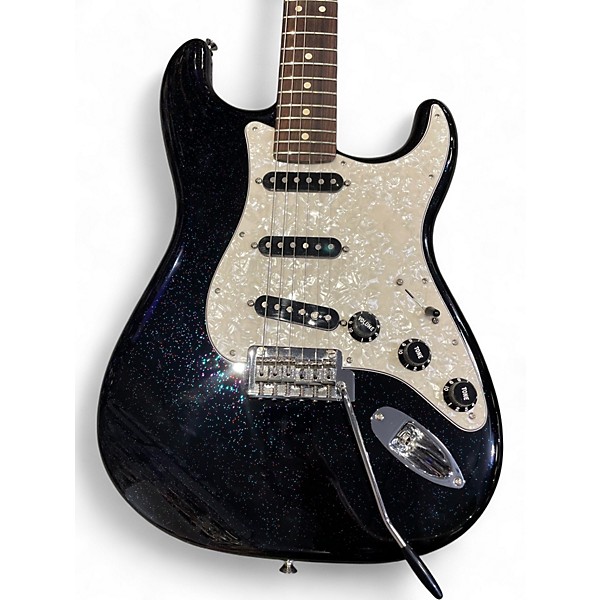 Used Fender 70th Anniversary Player Stratocaster Nebula Noir Solid Body Electric Guitar