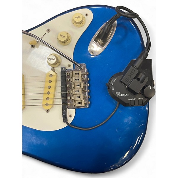 Used Fender MIJ STRATOCASTER Lake Placid Blue Solid Body Electric Guitar