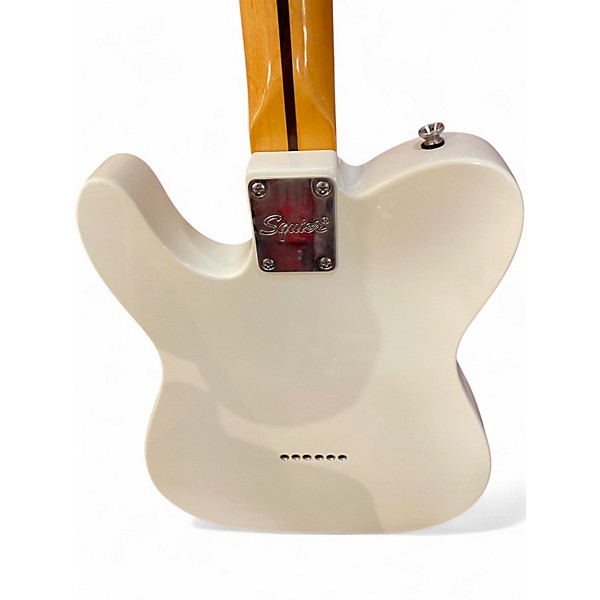 Used Squier Classic Vibe Telecaster Thinline Olympic White Hollow Body Electric Guitar