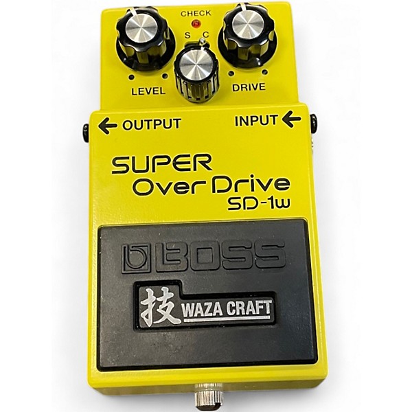 Used BOSS SD1W Super Overdrive Waza Craft Effect Pedal