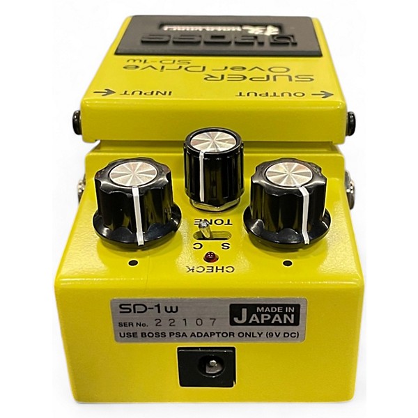 Used BOSS SD1W Super Overdrive Waza Craft Effect Pedal