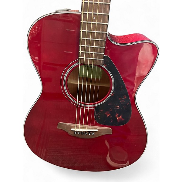 Used Yamaha FSX800C RED Acoustic Electric Guitar