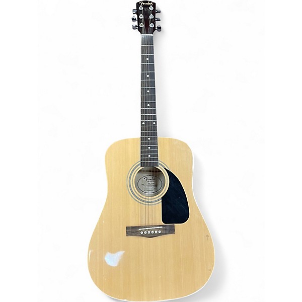 Used Fender FA100 Natural Acoustic Guitar