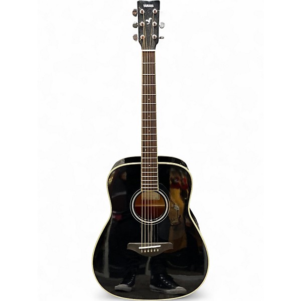 Used Yamaha FG-TA Black Acoustic Electric Guitar