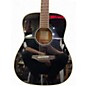 Used Yamaha FG-TA Black Acoustic Electric Guitar
