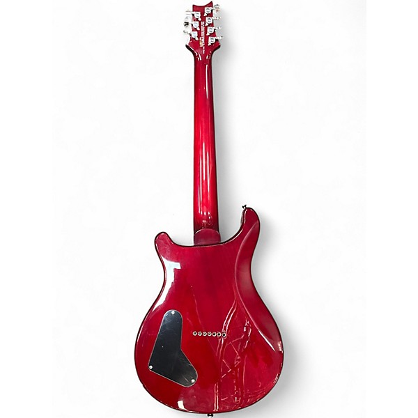 Used PRS SE Mark Holcomb SVN 7 STRING Trans Red Solid Body Electric Guitar