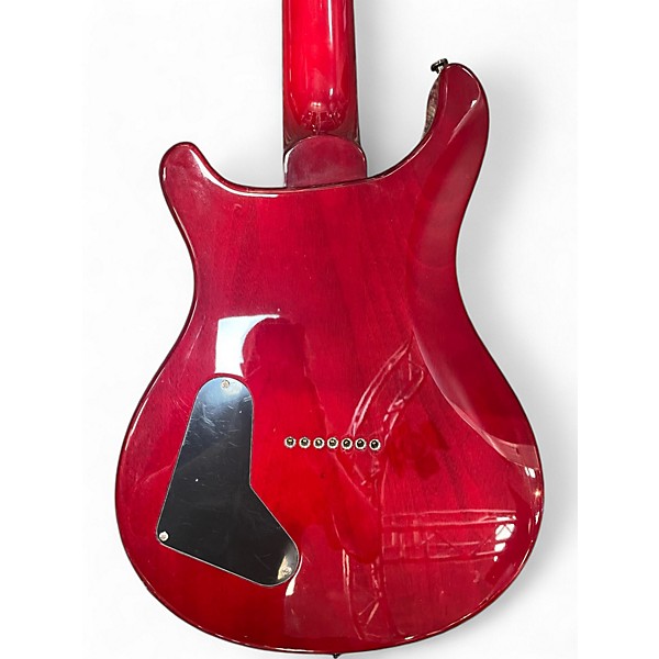 Used PRS SE Mark Holcomb SVN 7 STRING Trans Red Solid Body Electric Guitar