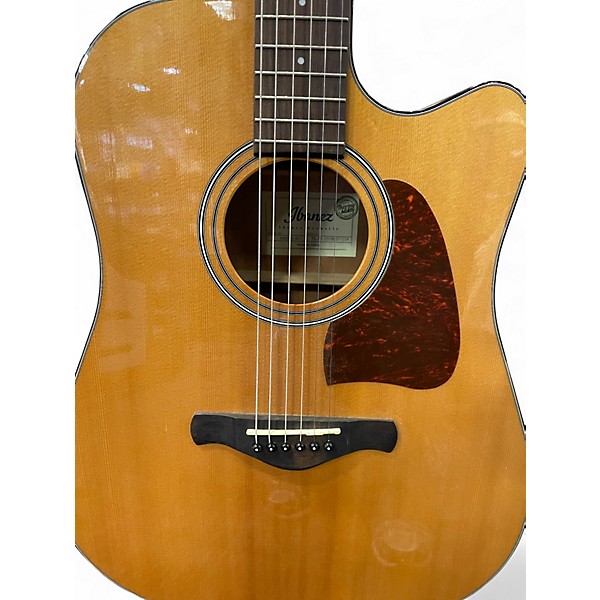 Used Ibanez AVD9CE Natural Acoustic Electric Guitar