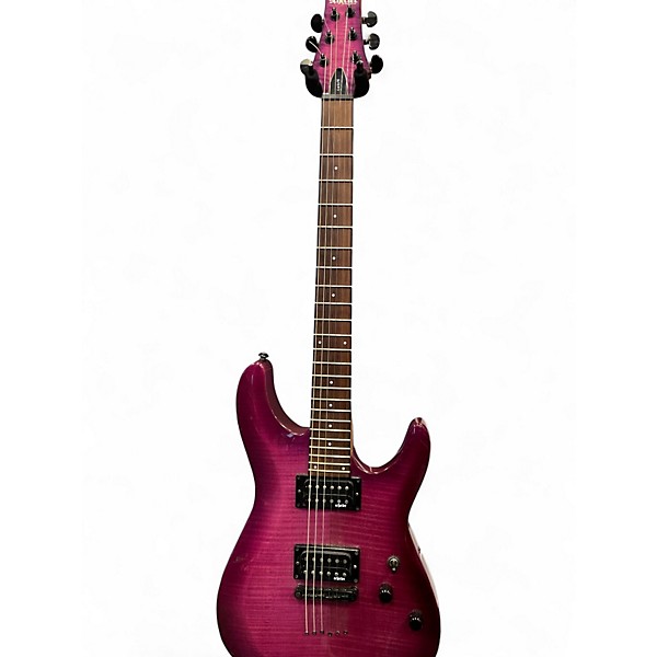 Used Schecter C-6 elite Trans Purple Solid Body Electric Guitar