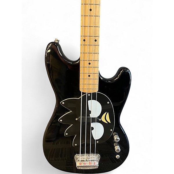 Used Squier Badtz-Maru Bronco Bass Black Electric Bass Guitar